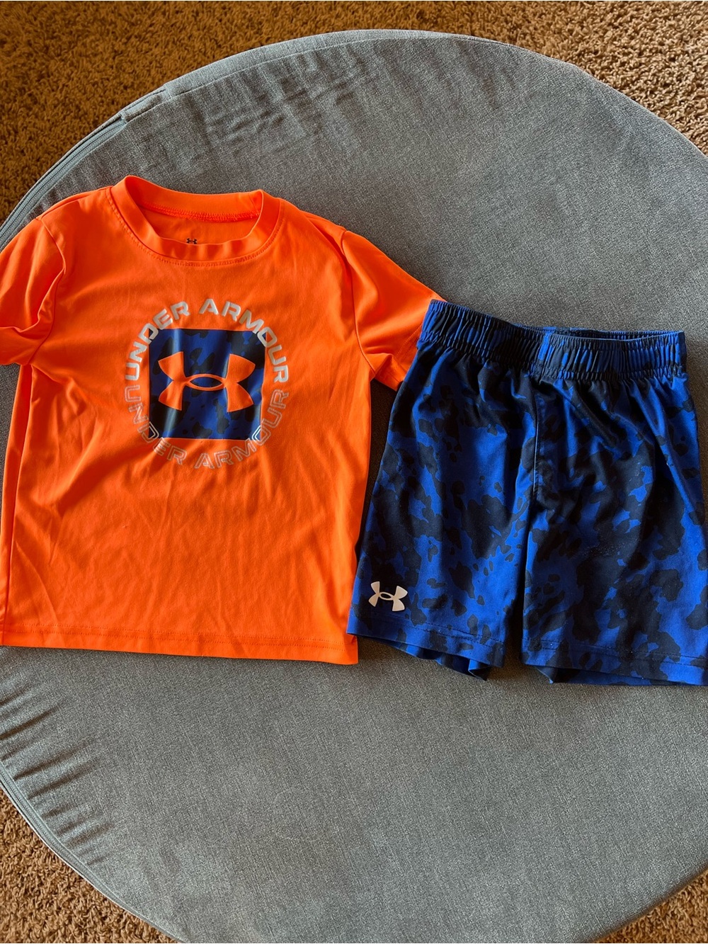 Under Armour Bright Orange Boys Performance Tee